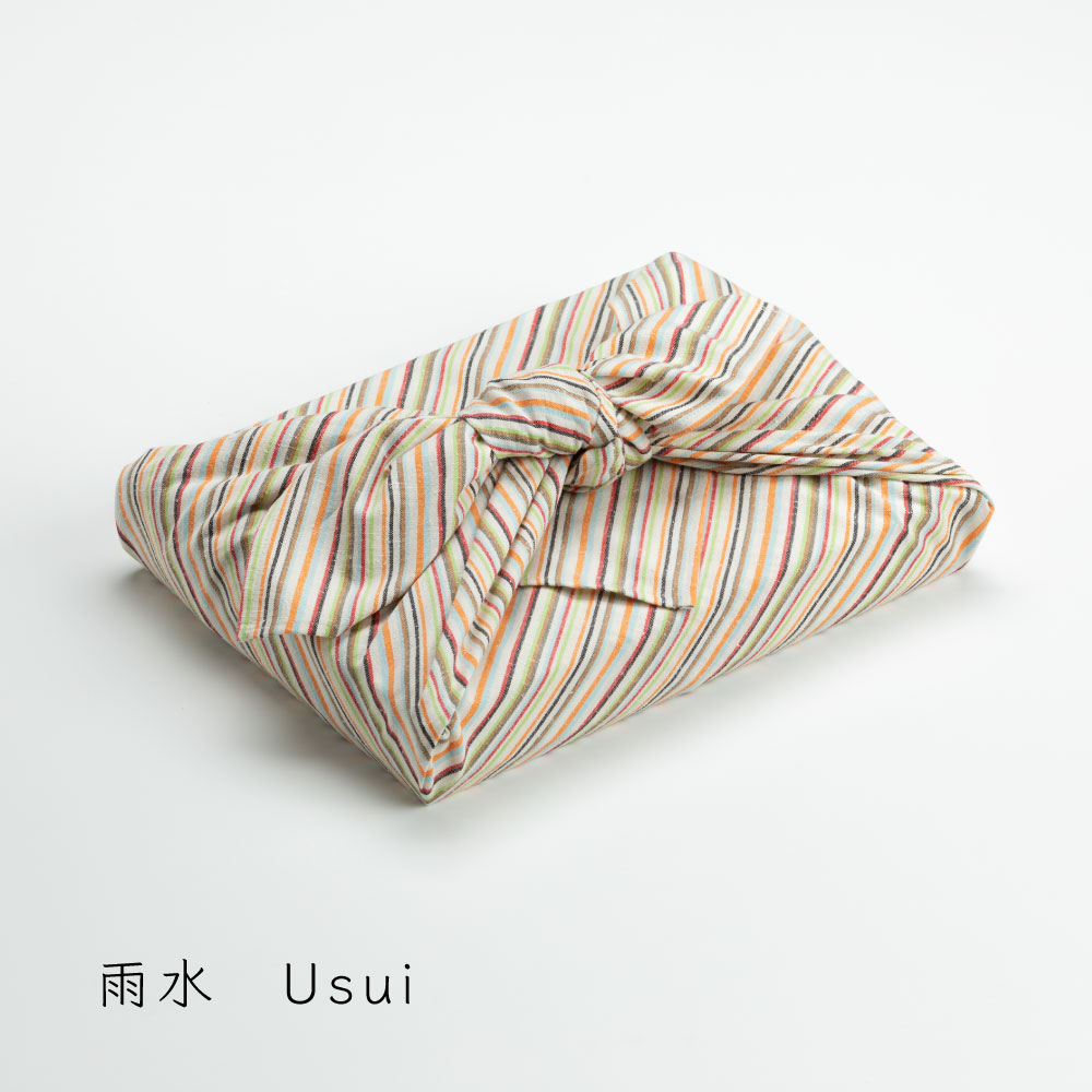 【つむぐ】風呂敷　90cm　雨水