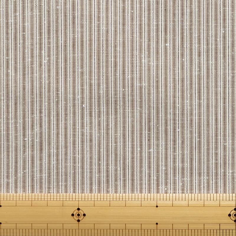 【遠州綿紬】縞紬 S-55「薄(すすき)」