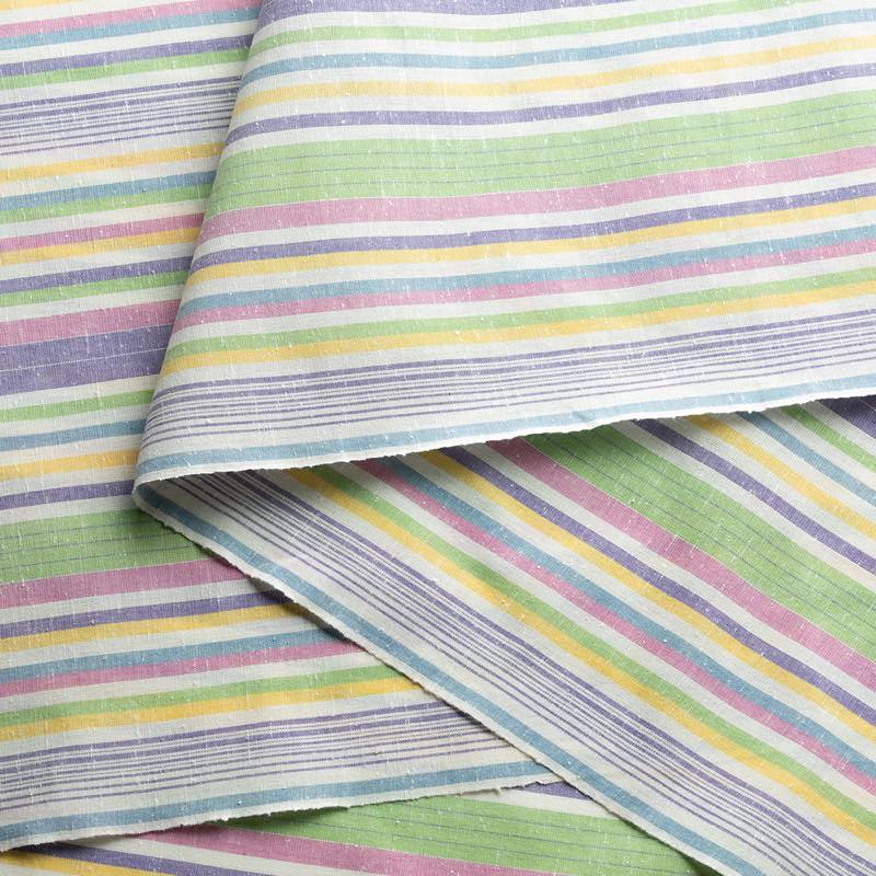 【遠州綿紬】縞紬 S-67 「Happy Girl」