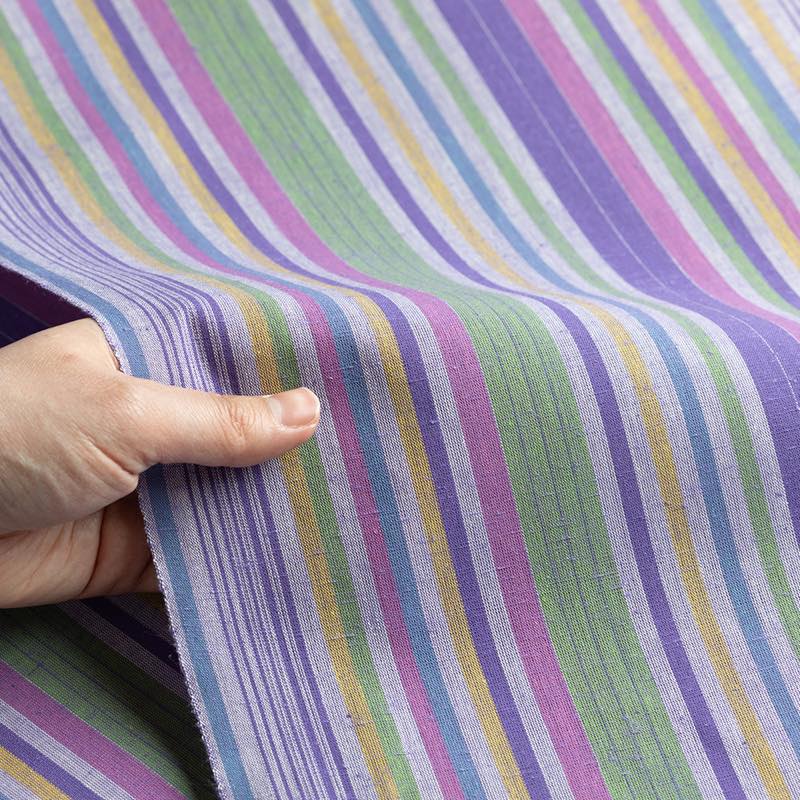 【遠州綿紬】縞紬 S-69 「Beautiful Girl」