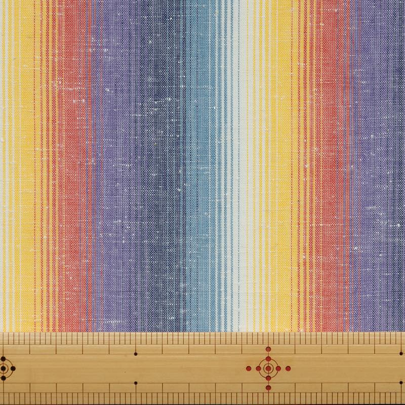 【遠州綿紬】縞紬 S-97 「朝ぼらけ」