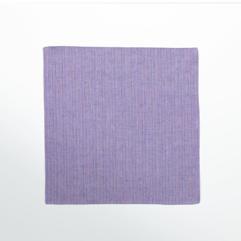 【つむぐ】はんかち　なないろ「ラベンダー」