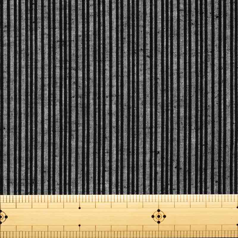 【遠州綿紬】縞紬 S-54「静寂(しじま)」カット売り