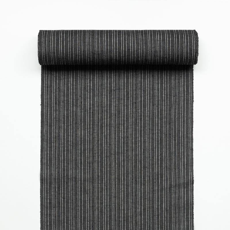 【遠州綿紬】縞紬 S-54「静寂(しじま)」カット売り