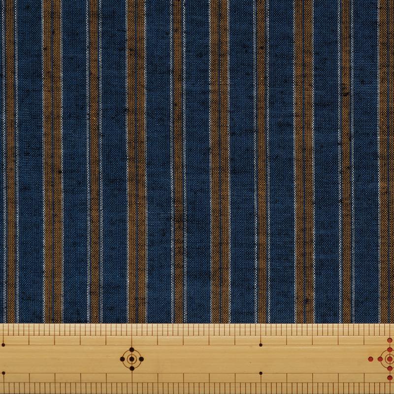 【遠州綿紬】縞紬 S-95 「月夜」 カット売り