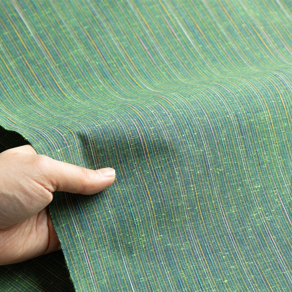 【遠州綿紬】なないろ広巾「利休」カット売り