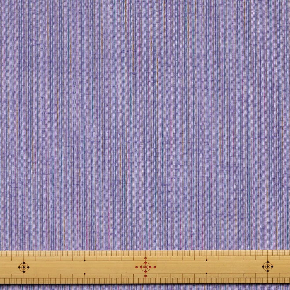 【遠州綿紬】なないろ広巾「ラベンダー」カット売り