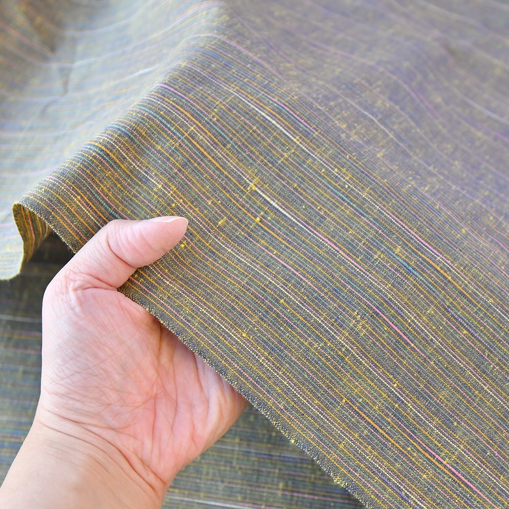 【遠州綿紬】なないろ「枯れ色」