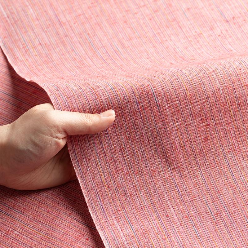 【遠州綿紬】なないろ「赤」