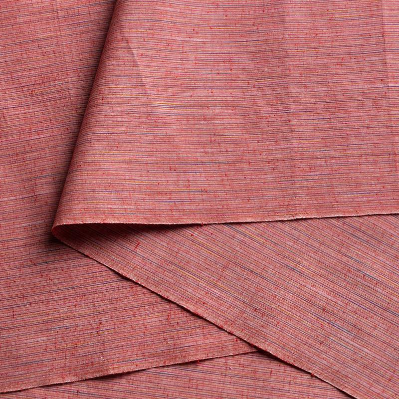 【遠州綿紬】なないろ「赤」