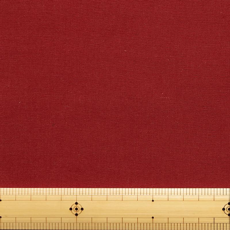 【遠州綿紬】無地もめん「朱色」