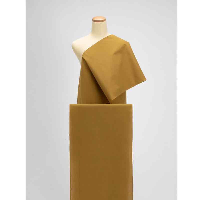 【遠州綿紬】無地もめん「うこん色」