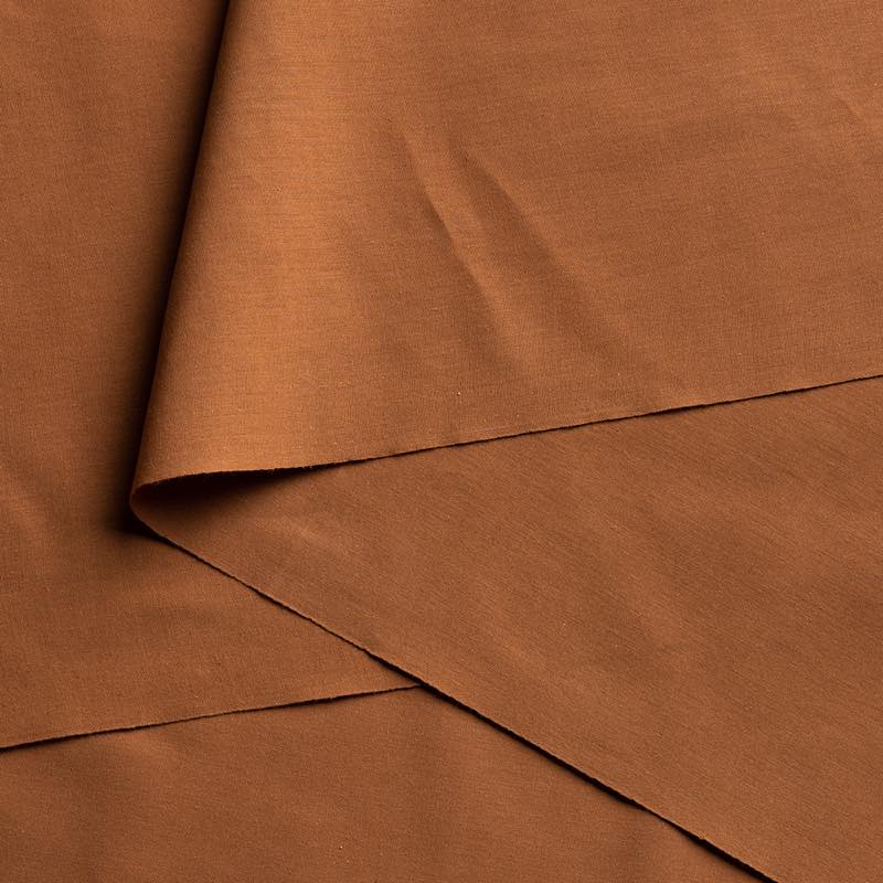 【遠州綿紬】無地もめん「茶色」