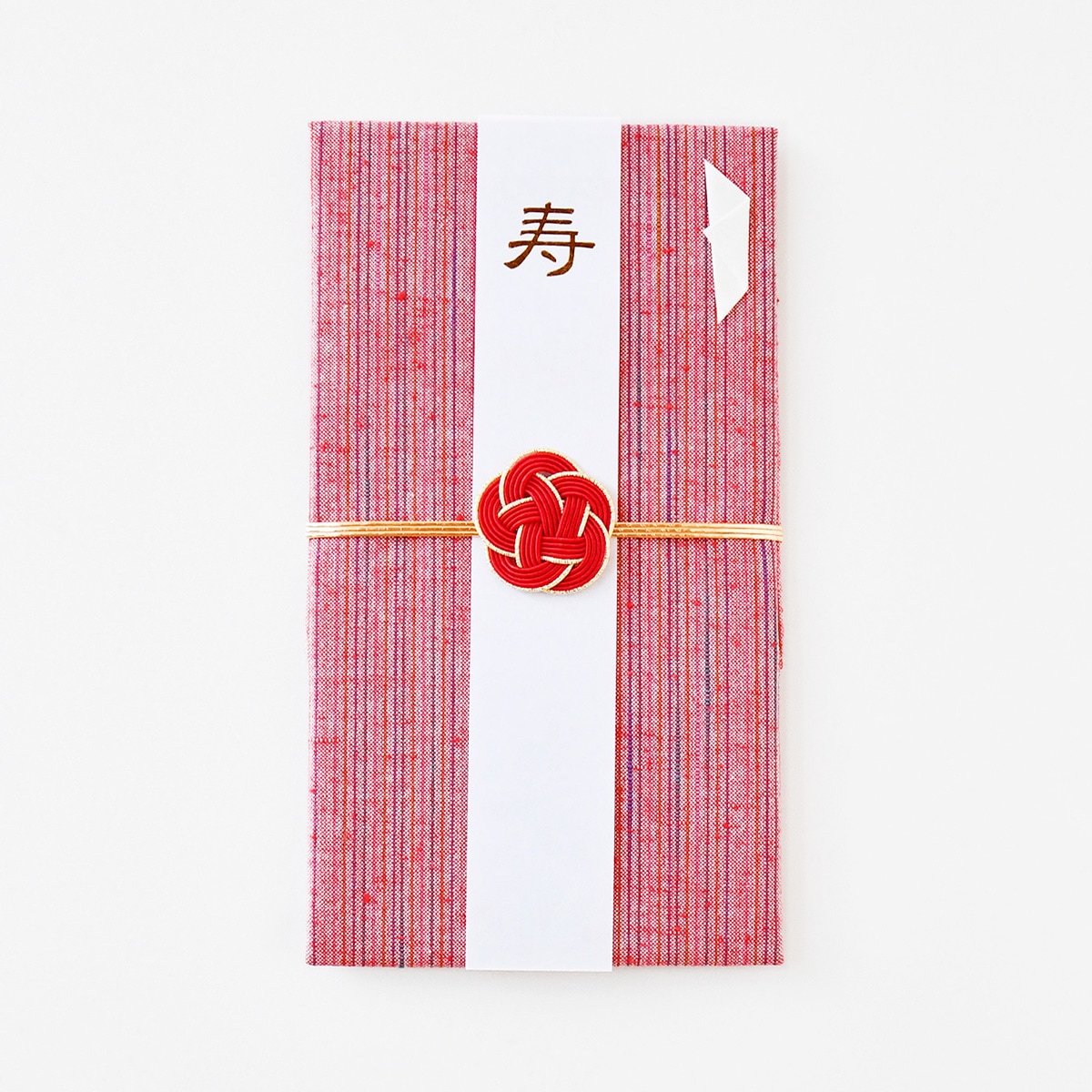 【つむぐ】はんかち ご祝儀袋　赤