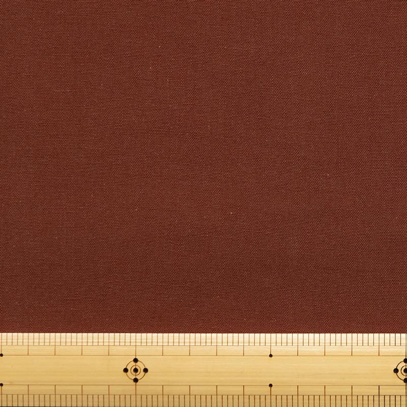 【遠州綿紬】無地もめん「赤茶色」