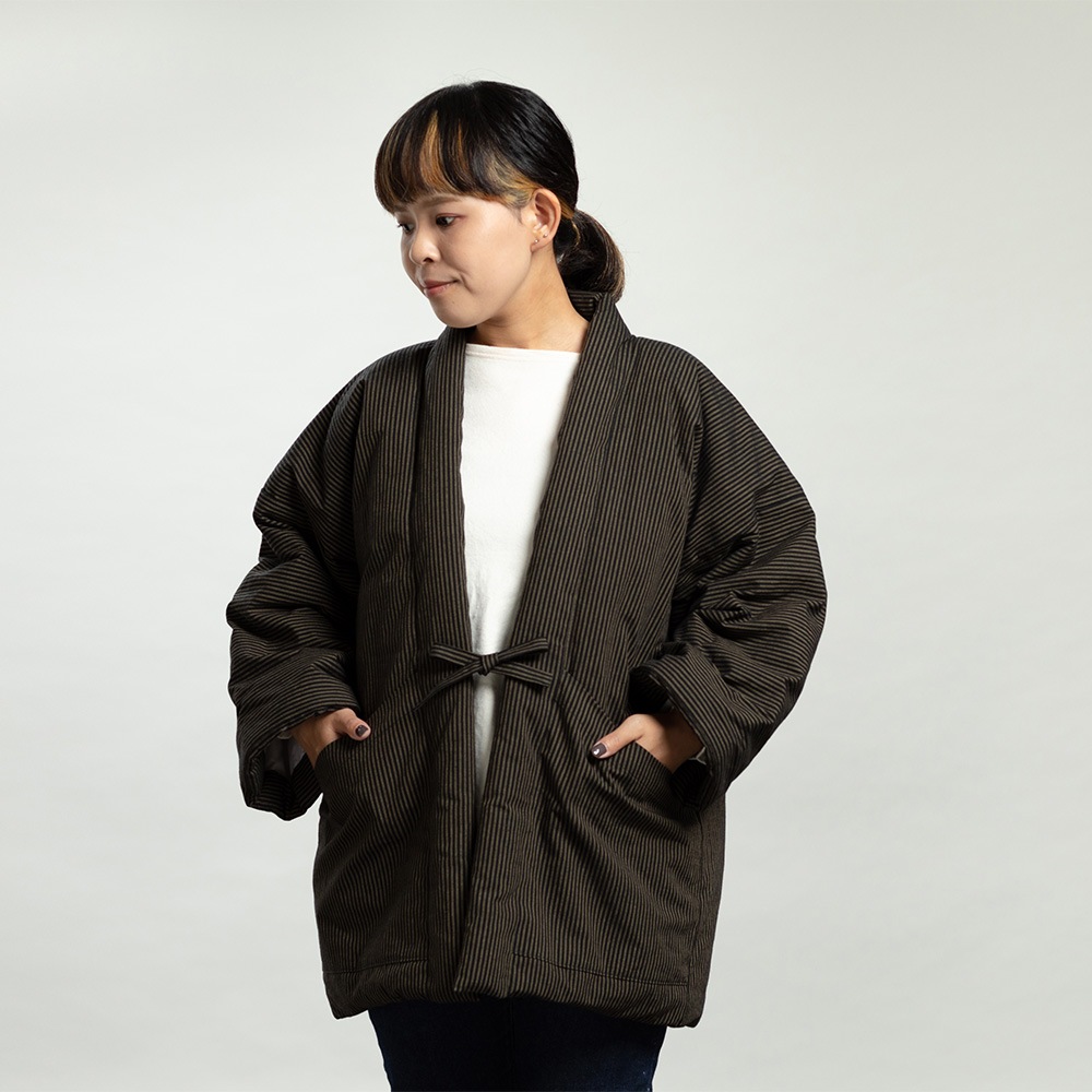 【つむぐ】かぞくの半天「大正茶」