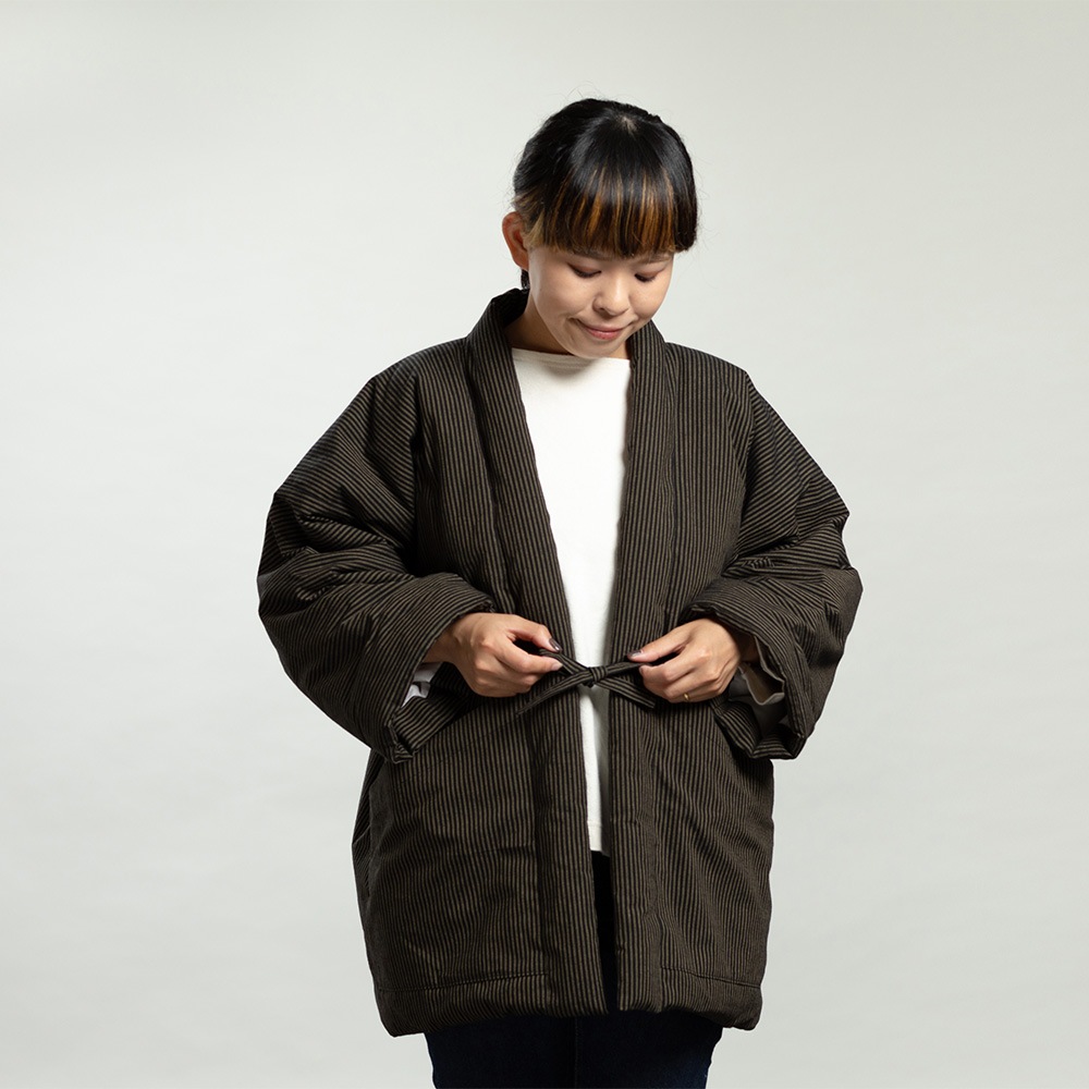 【つむぐ】かぞくの半天「大正茶」