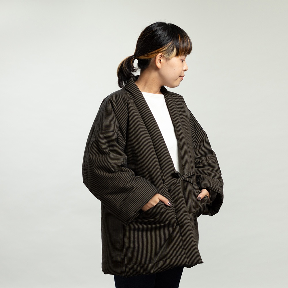 【つむぐ】かぞくの半天「大正茶」