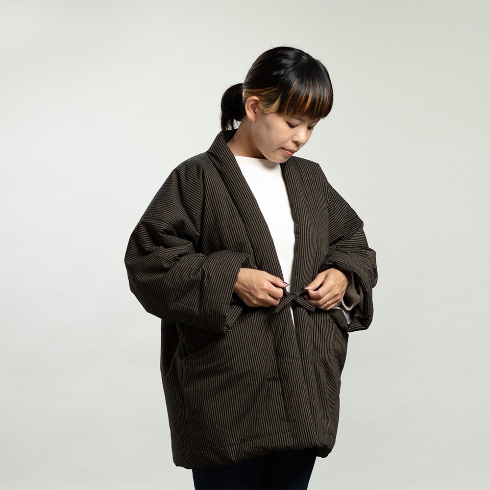 【つむぐ】かぞくの半天「大正茶」