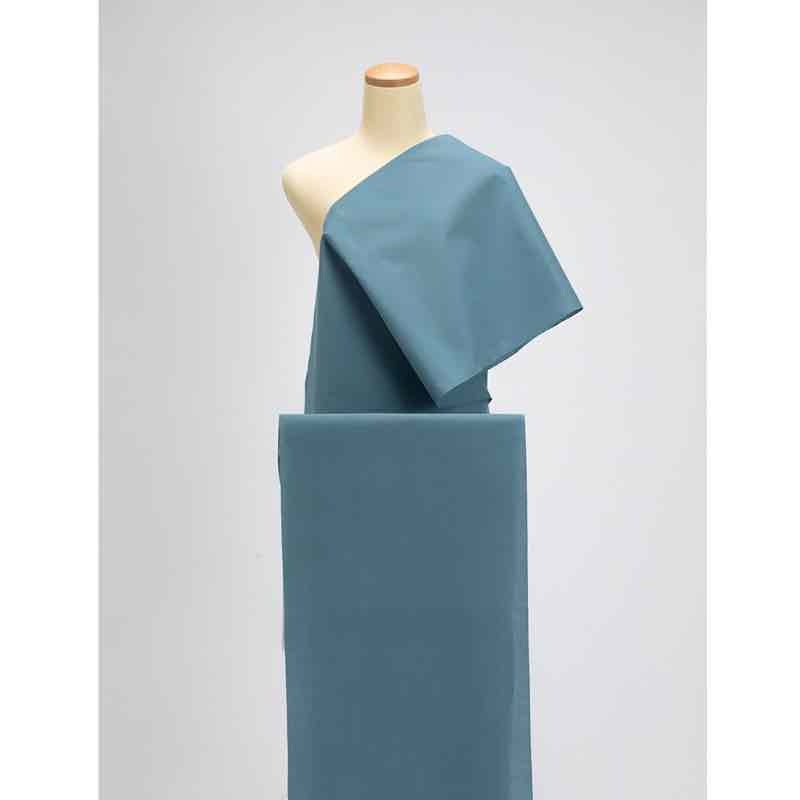 【遠州綿紬】無地もめん「水色」