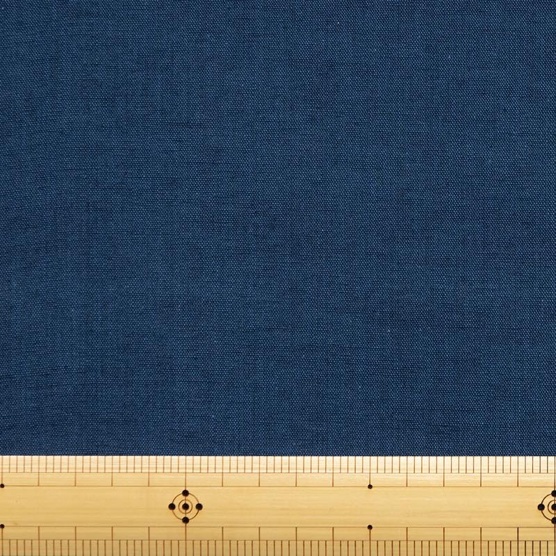 【遠州綿紬】無地もめん「はなだ色」