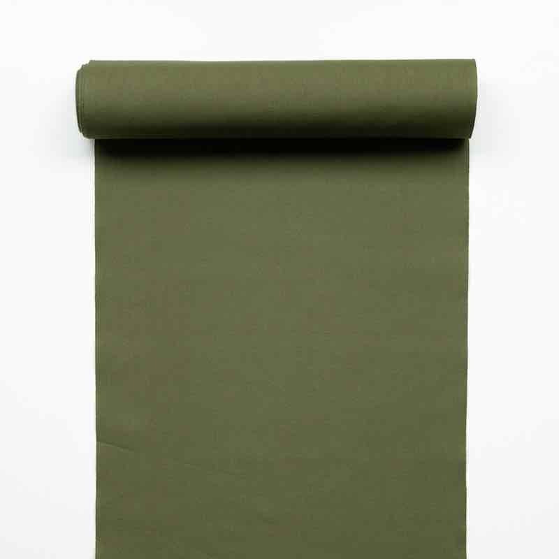 【遠州綿紬】無地もめん「抹茶色」