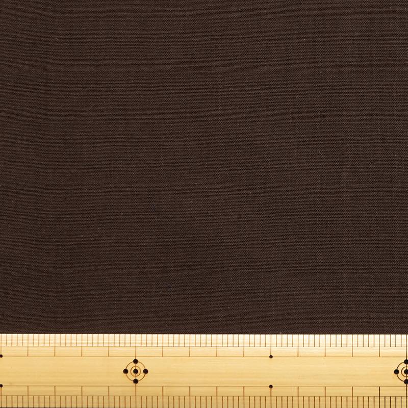 【遠州綿紬】無地もめん「こげ茶色」