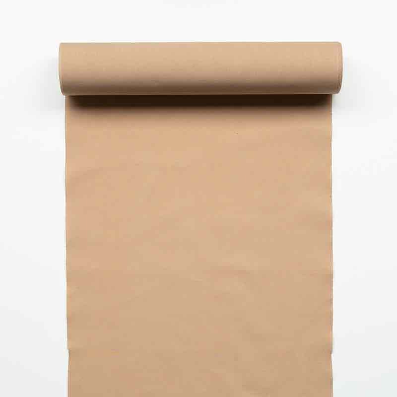 【遠州綿紬】無地もめん「ベージュ」