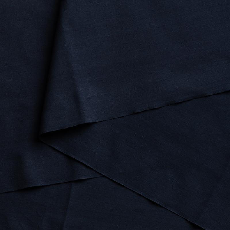 【遠州綿紬】無地もめん「濃紺」
