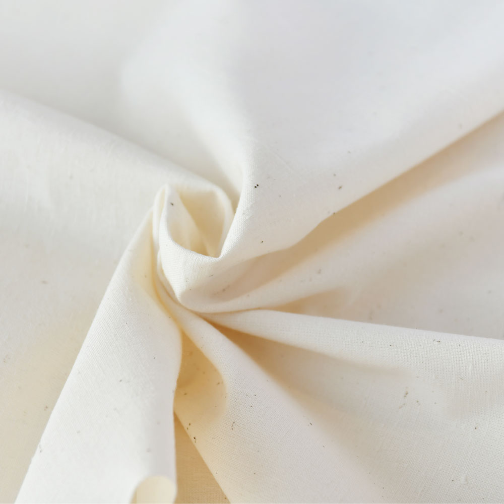 【遠州綿紬】無地紬「きなり」カット売り