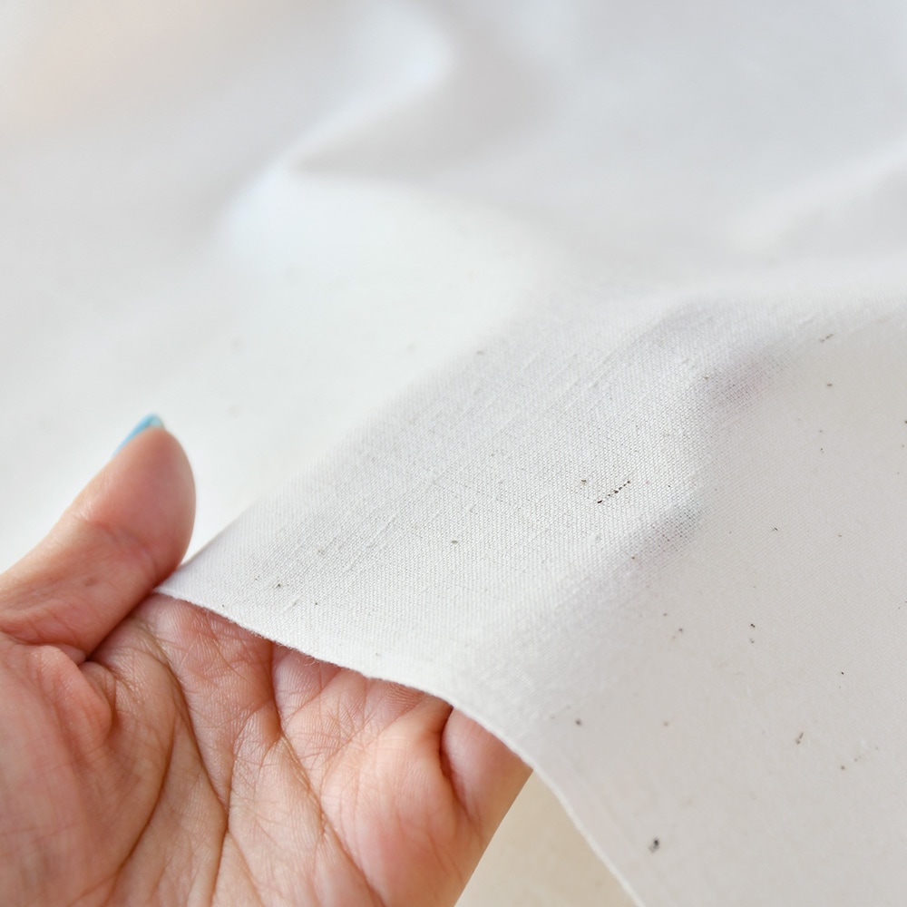 【遠州綿紬】無地紬「きなり」