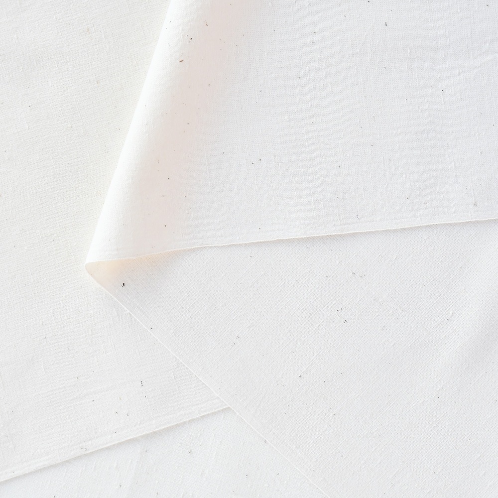 【遠州綿紬】無地紬「きなり」