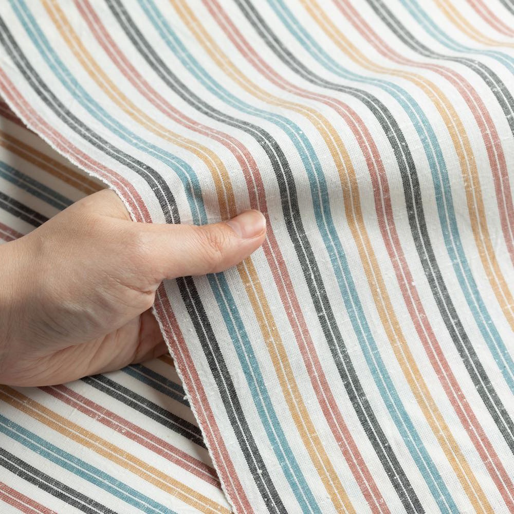 【遠州綿紬】縞紬 QS-36「初雪(はつゆき)」