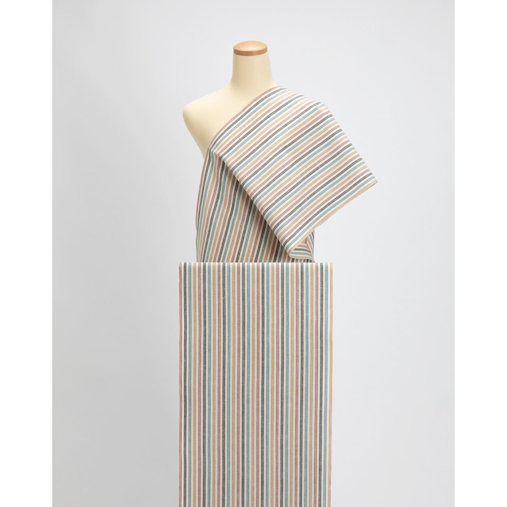 【遠州綿紬】縞紬 QS-36「初雪(はつゆき)」