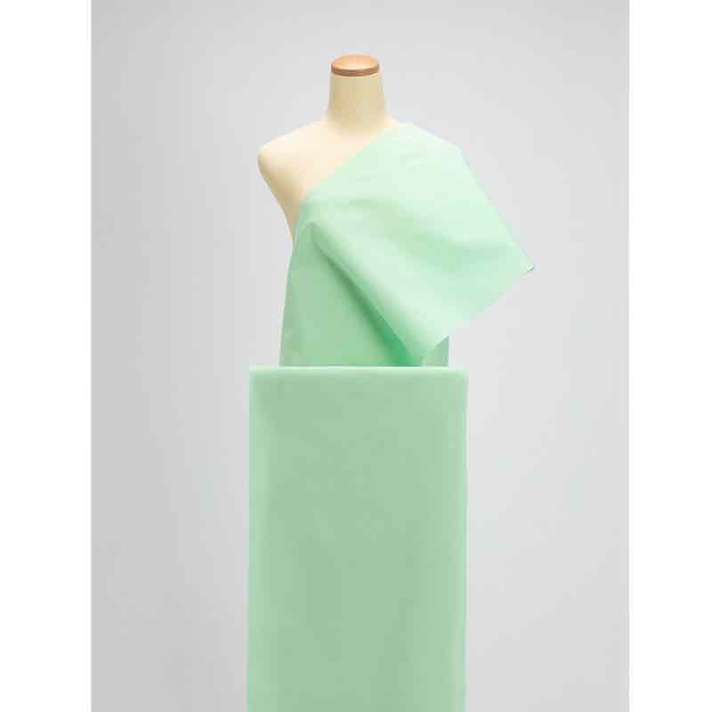 【遠州綿紬】無地もめん「うすもえぎ」