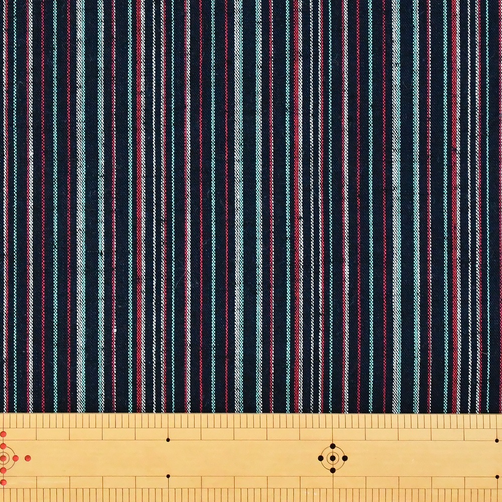 【遠州綿紬】縞紬S-131「彗星(すいせい)」カット売り