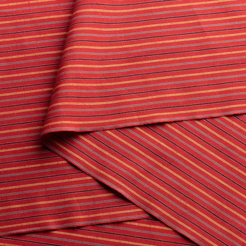 【遠州綿紬】縞紬S-3「黄昏（たそがれ）」