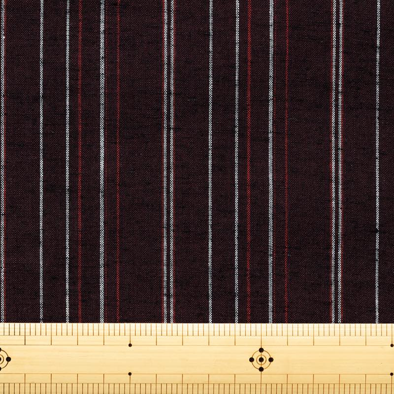 【遠州綿紬】縞紬 S-9 「楚々」