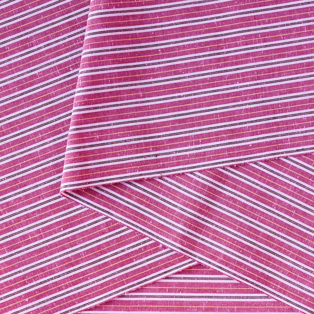 【遠州綿紬】縞紬 S-116「姫いちじく」