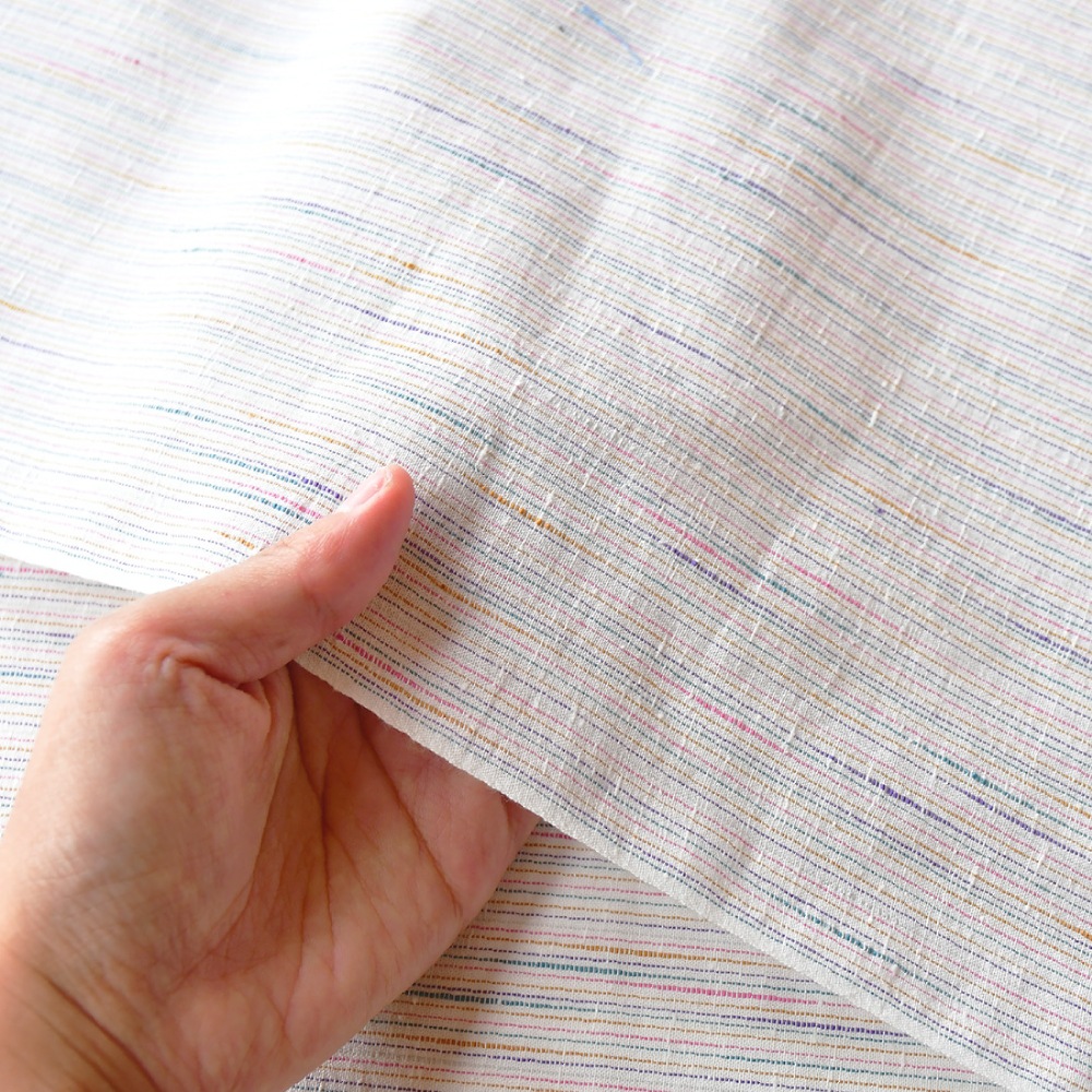 【遠州綿紬】なないろ「白」カット売り