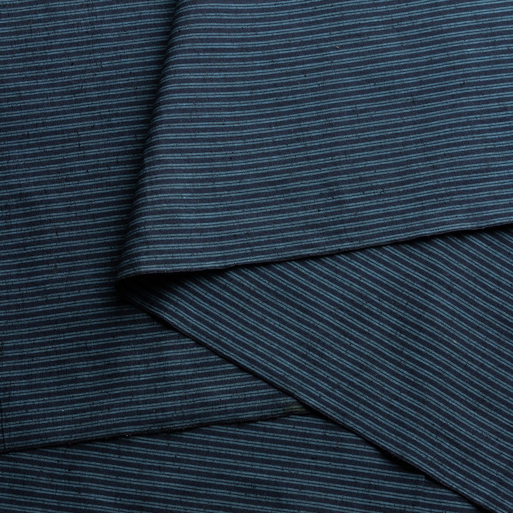 【遠州綿紬】縞紬S-13「雨だれ」