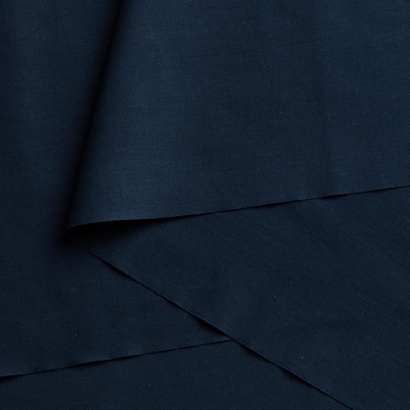 【遠州綿紬】無地もめん「紺色」カット売り