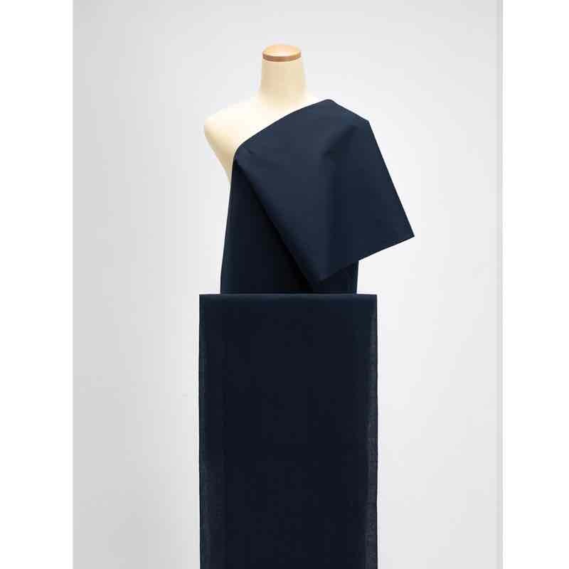 【遠州綿紬】無地もめん「紺色」カット売り