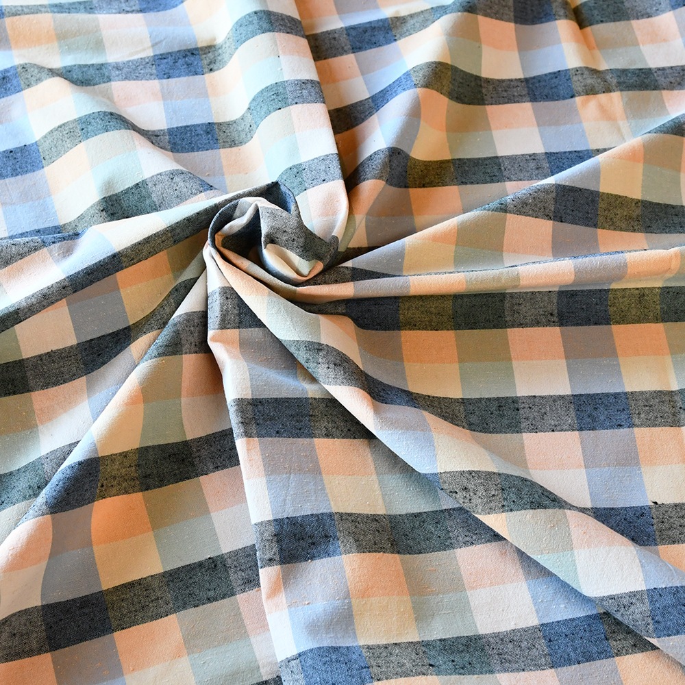 【遠州綿紬】広巾「びわ」カット売り