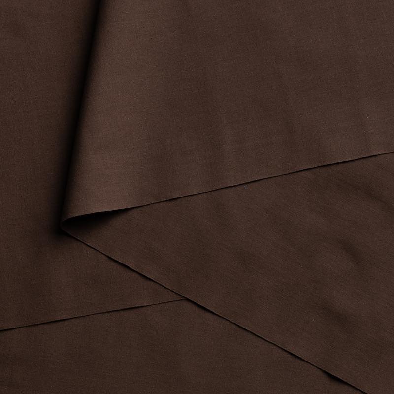 【遠州綿紬】無地もめん「こげ茶色」カット売り