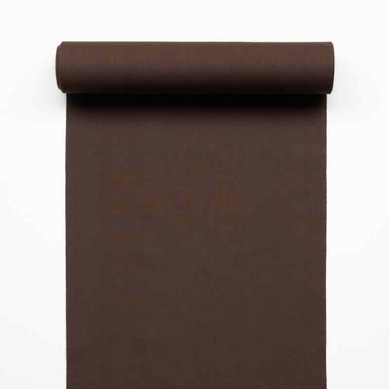 【遠州綿紬】無地もめん「こげ茶色」カット売り