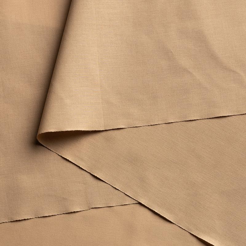 【遠州綿紬】無地もめん「ベージュ」カット売り