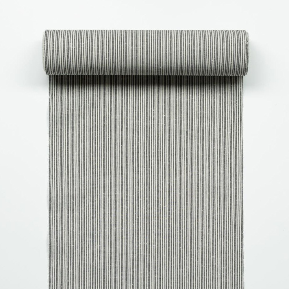 【遠州綿紬】縞紬 S-53「清流」カット売り