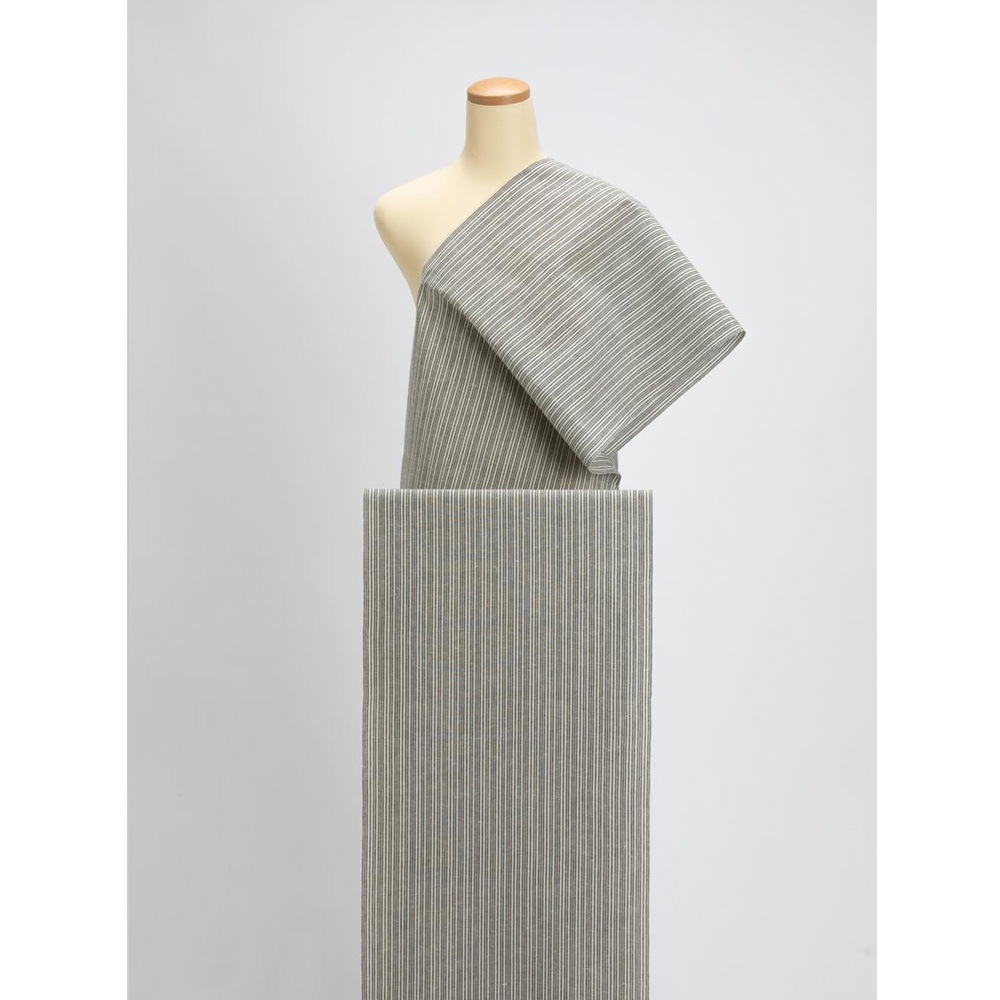 【遠州綿紬】縞紬 S-53「清流」カット売り