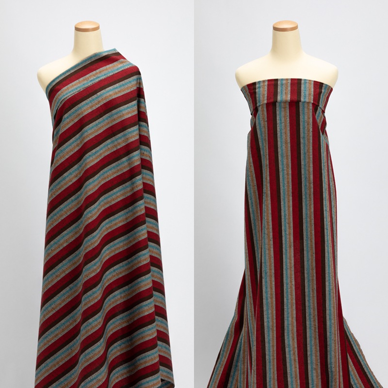 【遠州綿紬】広巾「サンセット」カット売り